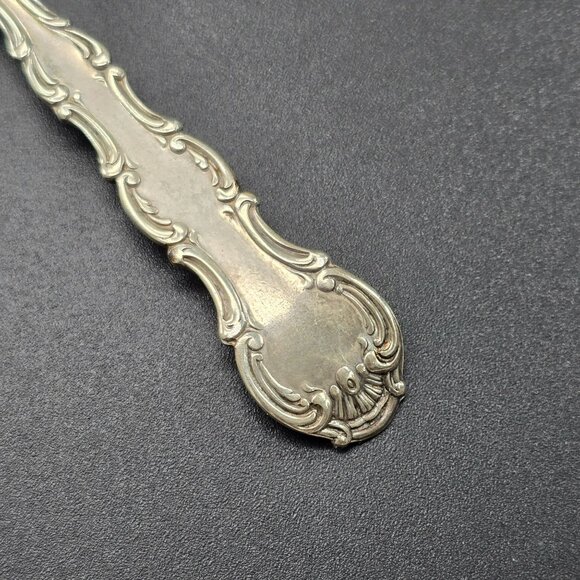 Antique Whiting Fork Sterling Silver Ornate Olive Pickle Seafood Oyster S CT36E - Picture 10 of 11